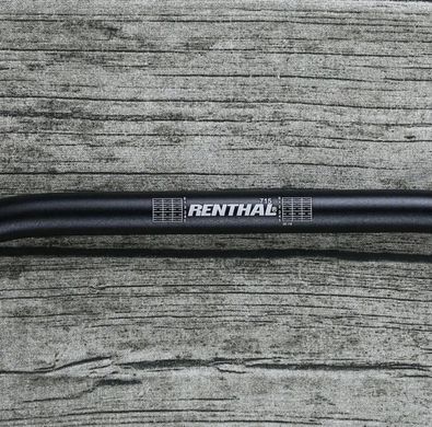 Кермо для мото Renthal діаметр 22 мм колір чорний 728 мм