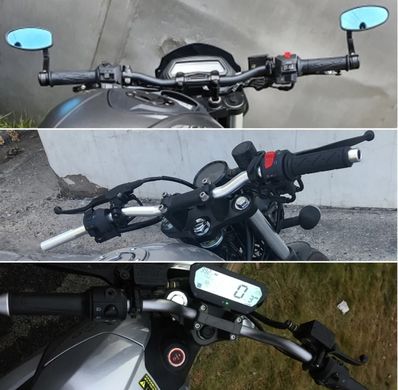 Кермо для мотоцикла 22мм колір чорний 720мм