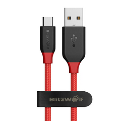 Зарядный кабель BlitzWolf Ampcore BW-MC5 1.8МЕТРА 2.4A Микро-USB