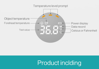 Термометр інфрачервоний безконтактний Cigii для вимірювання температури тіла