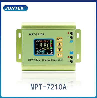 Контроллер JUNTEK MPT-7210A MPPT повышающее зарядное устройство 24V 36V 48V 60V 72V