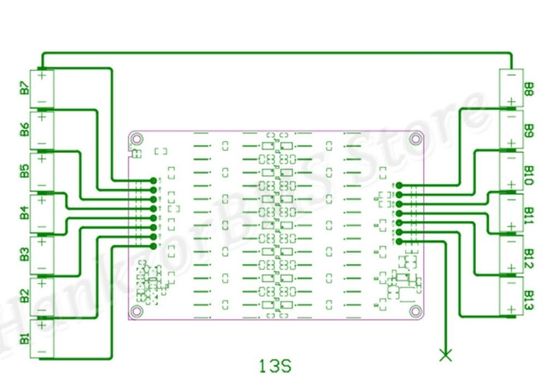 Активний балансир 9S-14S 5A Ver 1.1 li-ion Lifepo4 LTO еквалайзер акумуляторів