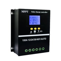 Контроллер заряда 100А MPPT 12V 24V 36V 48V для lifepo4 свинцово-кислотных аккумуляторов