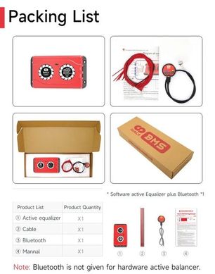 Балансир активний 24S 1A li-ion Lifepo4 конденсаторний з блютуз-керуванням Daly