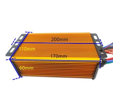 Контроллер синусный для электроскутера 36V-84V 45А-60A 2000W-3000W