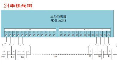 Балансир JK-B2A24S Li-Ion LiFePO4&nbsp;активне балансування 2S-24S 2 А з блютуз-керуванням