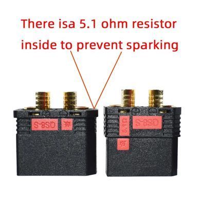 Сверхмощный разъем QS8P-U штекер монтажный (мама) 8mm 180А max