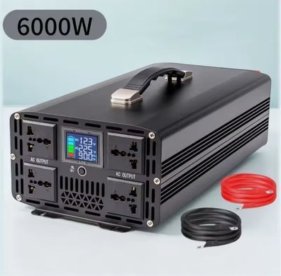 Інвертор напруги DC 72V AC220V 2800W (6000W max) чиста синусоїда