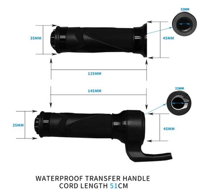 Ручки "газа" для электроскутера электровелосипеда 12в-72в