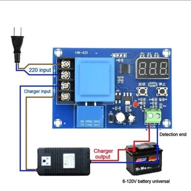 ХН-М602 Пристрій керування заряджанням акумулятора 3.7V-120V