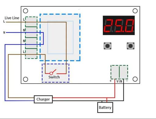 ХН-М602 Устройство управления зарядкой аккумулятора 3.7V-120V